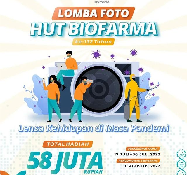 Lomba Foto HUT Biofarma Berhadiah Total 58 Juta Rupiah