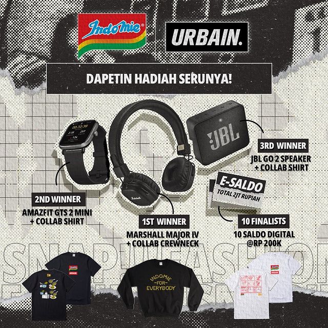 Lomba Foto OOTD Indomie Berhadiah Headphone, Smartwatch, dll