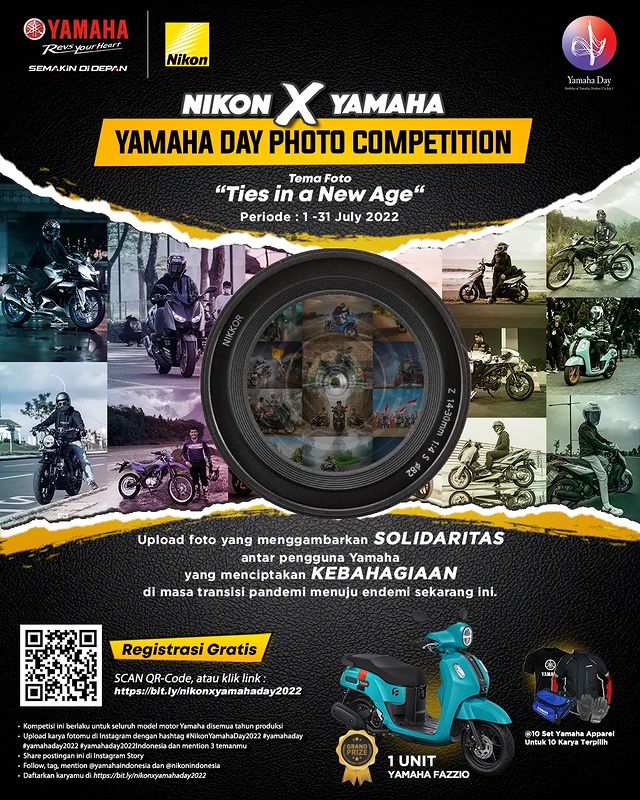 Lomba Foto Yamaha Day Berhadiah Motor Yamaha FAZZIO