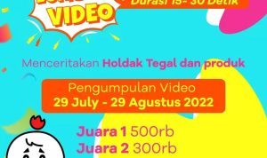 Lomba Video Holdak Tegal Berhadiah Total 1 Juta Rupiah