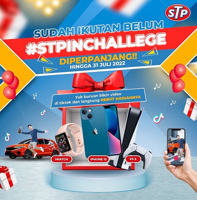 Lomba Video Tiktok STP in Challenge Berhadiah iPhone 13, PS 5, dll