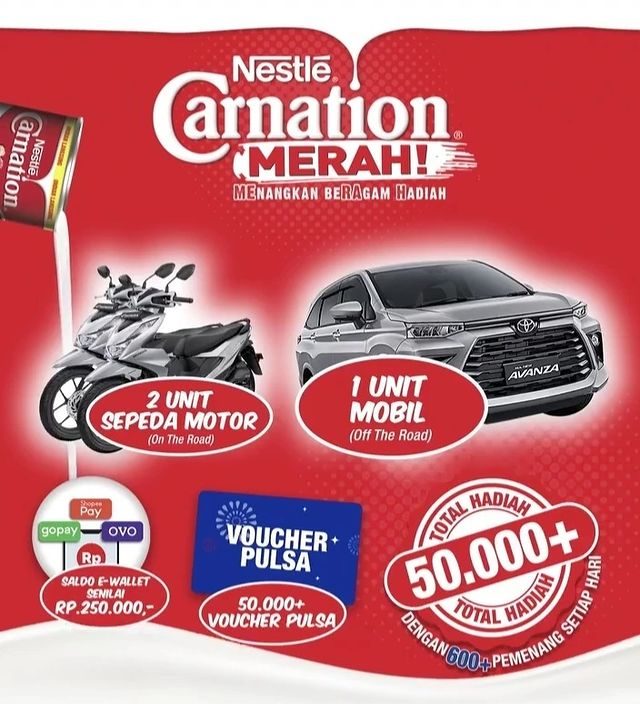 Promo Susu Kaleng Carnation Krimer 2022 Berhadiah Mobil Avanza