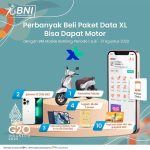 Undian BNI Isi Paket Data XL Berhadiah Motor Yamaha Fazzio