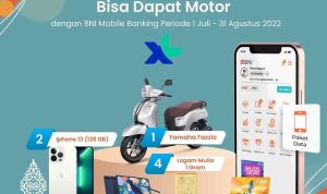 Undian BNI Isi Paket Data XL Berhadiah Motor Yamaha Fazzio