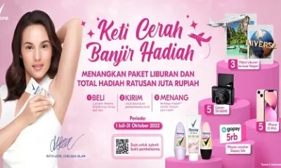 Undian Rexona Keti Cerah Banjir Hadiah Paket Liburan, IPhone, dll