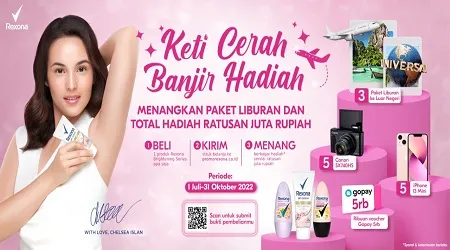 Undian Rexona Keti Cerah Banjir Hadiah Paket Liburan, IPhone, dll