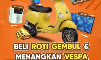 Undian Roti Gembong Gembul 2.0 Grand Prize Motor VESPA