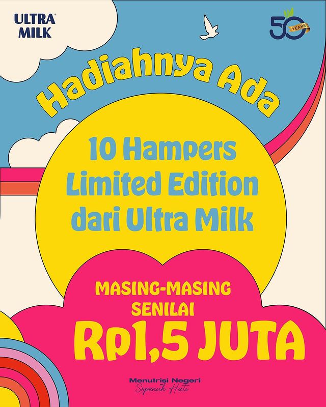 Gambar Pack Ultra Milk Jadul Berhadiah 10 Hampers Senilai Total 15 Juta