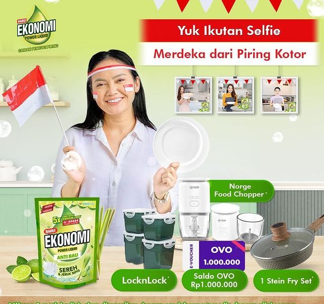 Kontes Foto Merdeka Piring Kotor Berhadiah Norge Food Chopper