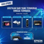 Kuis Epson Urutkan Dari Yang Termurah Berhadiah 2 Printer