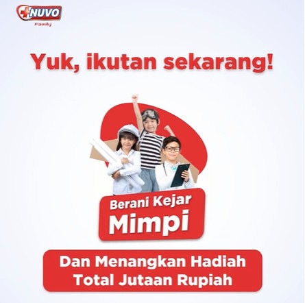 Kuis Nuvo Berani Kejar Mimpi Berhadiah Jutaan Rupiah