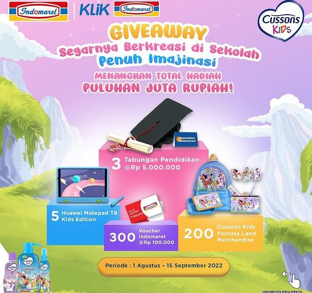 Kuis Segarnya Berkreasi di Sekolah Berhadiah Total Puluhan Juta