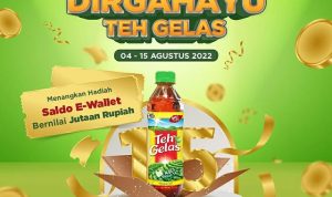 Kuis Ucapan Dirgahayu Teh Gelas Berhadiah Saldo Jutaan Rupiah