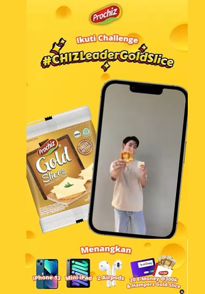 Lomba Dance CHIZ Leader Gold Slice Berhadiah iPhone 13