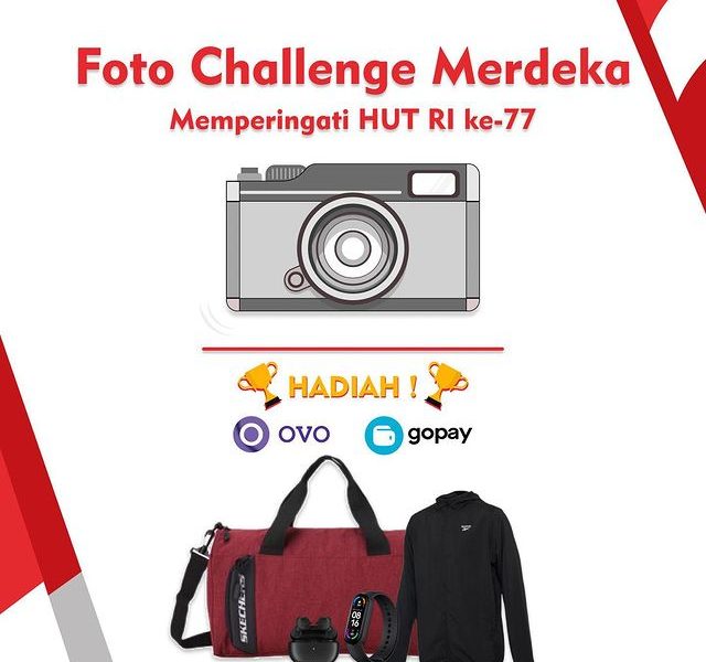 Lomba Foto Merdeka Berhadiah Smartwatch, Hoodie, Sport bag, dll