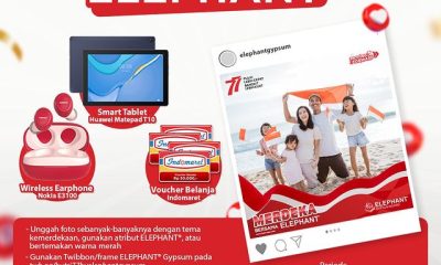 Lomba Foto Merdeka Bersama Elephant Berhadiah Huawei Matepad T10