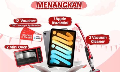 Lomba Foto Panjat Mini Berhadiah iPad, Vacuum Cleaner, Oven, dll