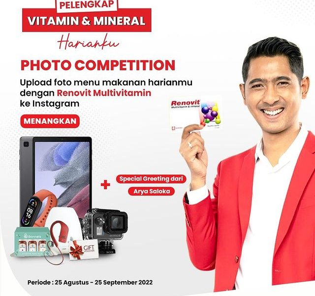 Lomba Foto Pelengkap Vitamin Mineral Berhadiah Samsung Tab A7 Lite