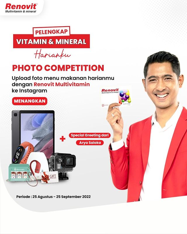 Lomba Foto Pelengkap Vitamin Mineral Berhadiah Samsung Tab A7 Lite