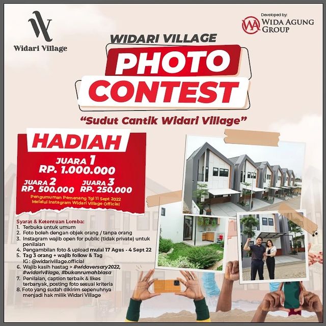 Lomba Foto Sudut Cantik Widari Village Berhadiah Jutaan Rupiah