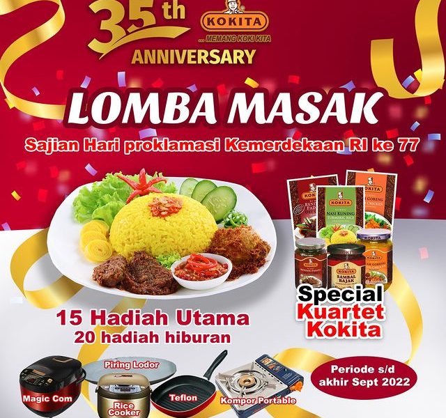 Lomba Masak Sajian Kokita Berhadiah Rice Cooker, Magic Com, dll