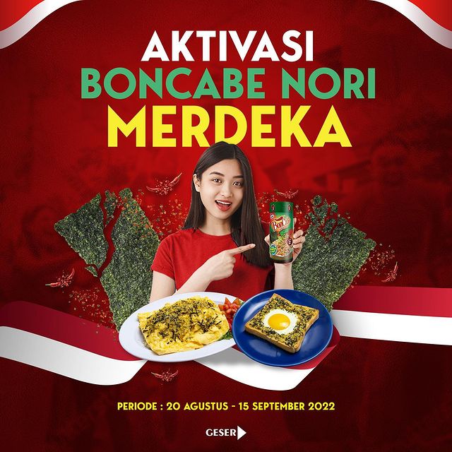 Lomba Recook Boncabe Nori Merdeka Berhadiah Total 1.7 Juta