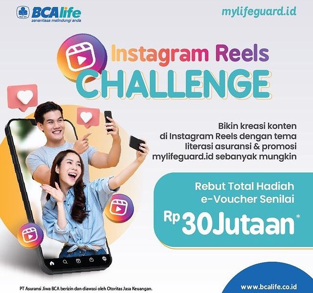Lomba Reels My Life Guard Berhadiah Total E-Voucher 30 Jutaan