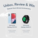 Lomba Review Domi Bed Berhadiah SAMSUNG A13 LTE & Watch 4