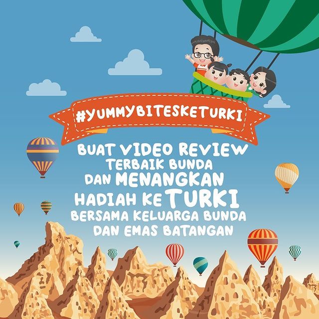 Lomba Review Produk Yummy Bites 2 Berhadiah Trip ke Turki