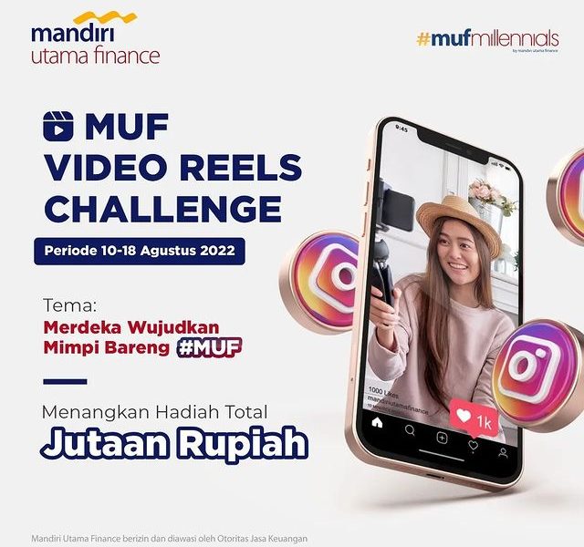 Lomba Video Reels MUF Berhadiah E-Voucher Jutaan Rupiah
