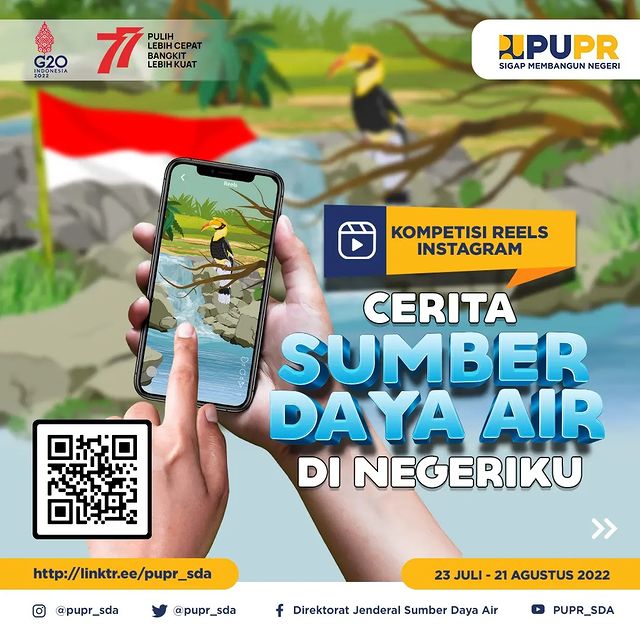 Lomba Video Reels Sumber Daya Air Berhadiah iPad Mini 6, dll