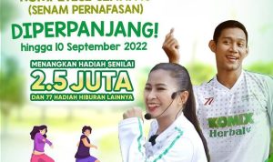 Lomba Video Senam Pernafasan Berhadiah 2,5 Juta & 77 Hadiah