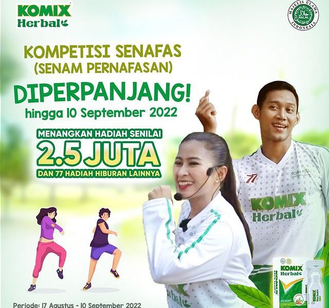 Lomba Video Senam Pernafasan Berhadiah 2,5 Juta & 77 Hadiah