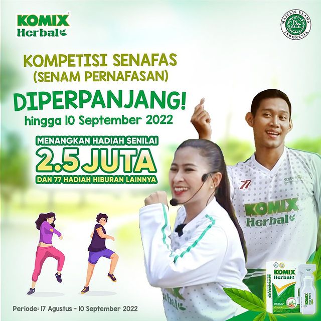 Lomba Video Senam Pernafasan Berhadiah 2,5 Juta & 77 Hadiah