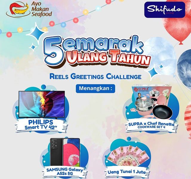 Lomba Video Ucapan Ultah Shifudo Berhadiah Philips Smart TV