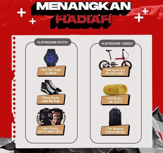 Merdeka Cara Gue Challenge Berhadiah Total 7,7 Juta Rupiah