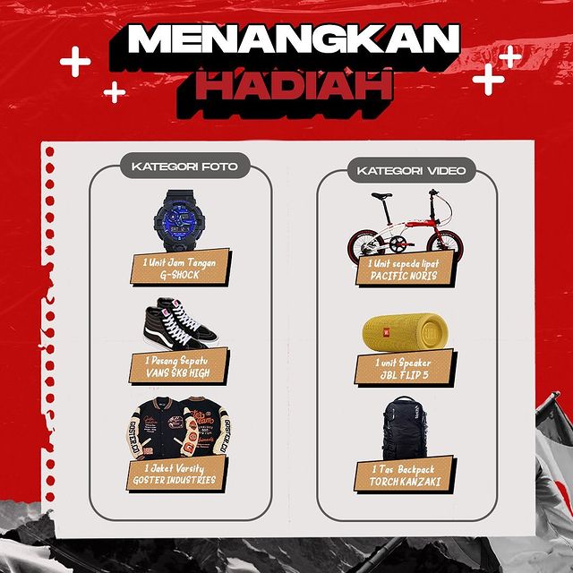 Merdeka Cara Gue Challenge Berhadiah Total 7,7 Juta Rupiah