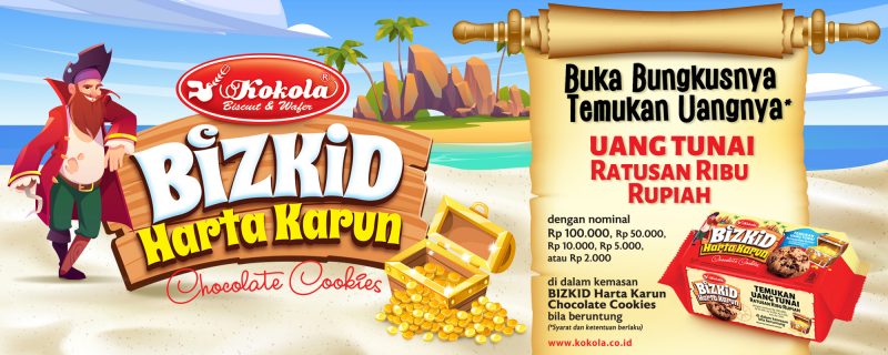 Promo Bizkid Kokola Harta Karun Berhadiah Langsung Uang Tunai