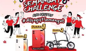 Tiktok Semangat Challenge Berhadiah iPhone 12 Pro, Sepeda, dll