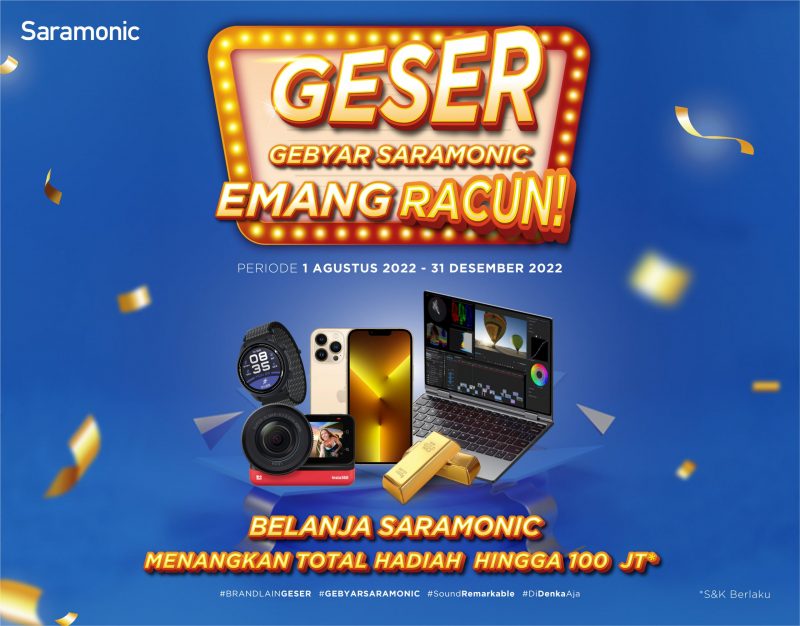 Undian Gebyar Saramonic Berhadiah Total Ratusan Juta Rupiah