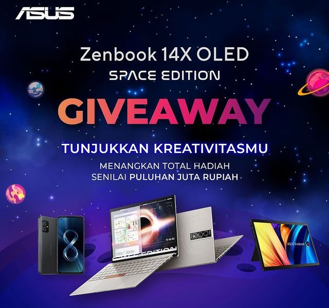 Asus Space Edition Filter Contest Hadiah ASUS Zenbook 14X OLED