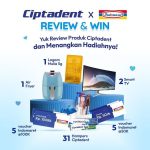 Ciptadent x Indomaret Review & Win Smart TV, Emas, Voucher, dll