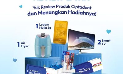 Ciptadent x Indomaret Review & Win Smart TV, Emas, Voucher, dll