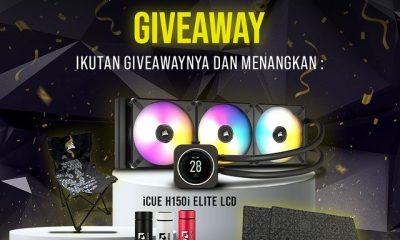 Corsair AMD Giveaway Berhadiah Cooling CORSAIR iCUE H150i ELITE LCD