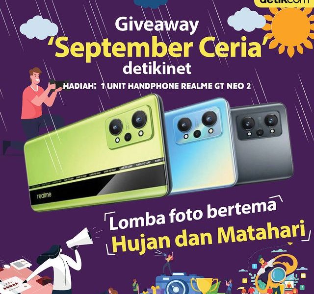 Kontes Foto Hujan & Matahari Berhadiah HP Realme GT NEO 2