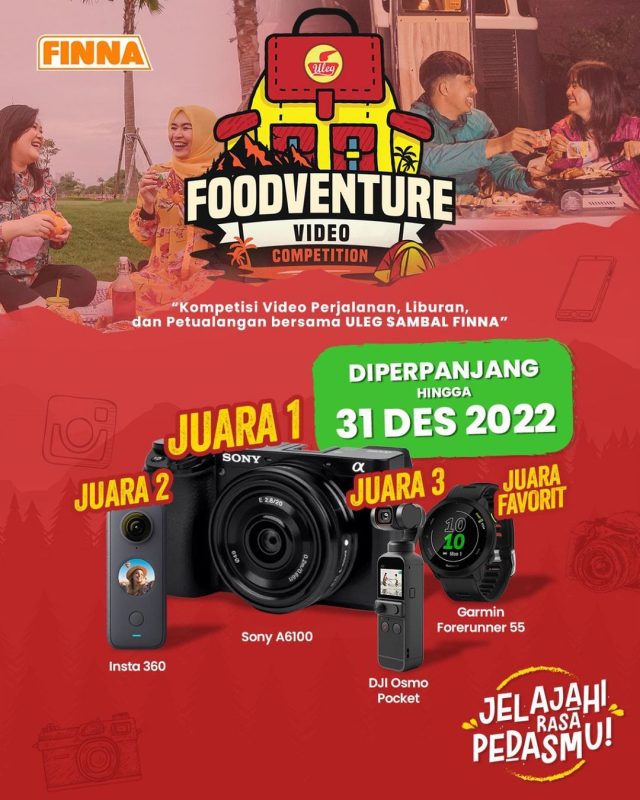 Kontes Video FoodVenture Berhadiah SONY A6100, Insta 360, dll