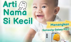 Kuis Arti Nama Si Kecil Berhadiah 2 unit SAMSUNG Galaxy M23 5G