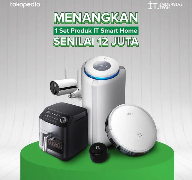 Kuis Cerita Tokopedia Berhadiah 1 Set IT Smart Home senilai 12 Juta