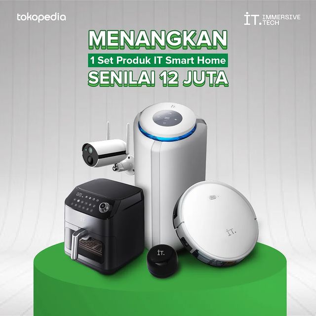 Kuis Cerita Tokopedia Berhadiah 1 Set IT Smart Home senilai 12 Juta