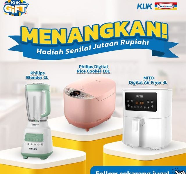 Kuis Instagram Tinggal Klik Berhadiah MITO Digital Air Fryer 4L